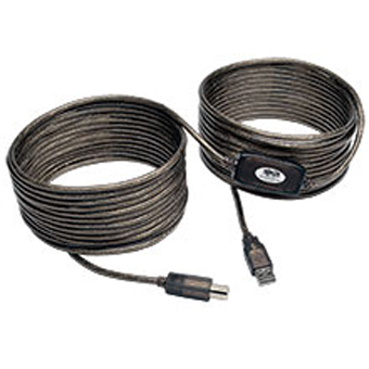 TRIPP LITE, USB 2.0 A TO B ACTIVE REPEATER CABLE (M/M), 36FT (10.97M)